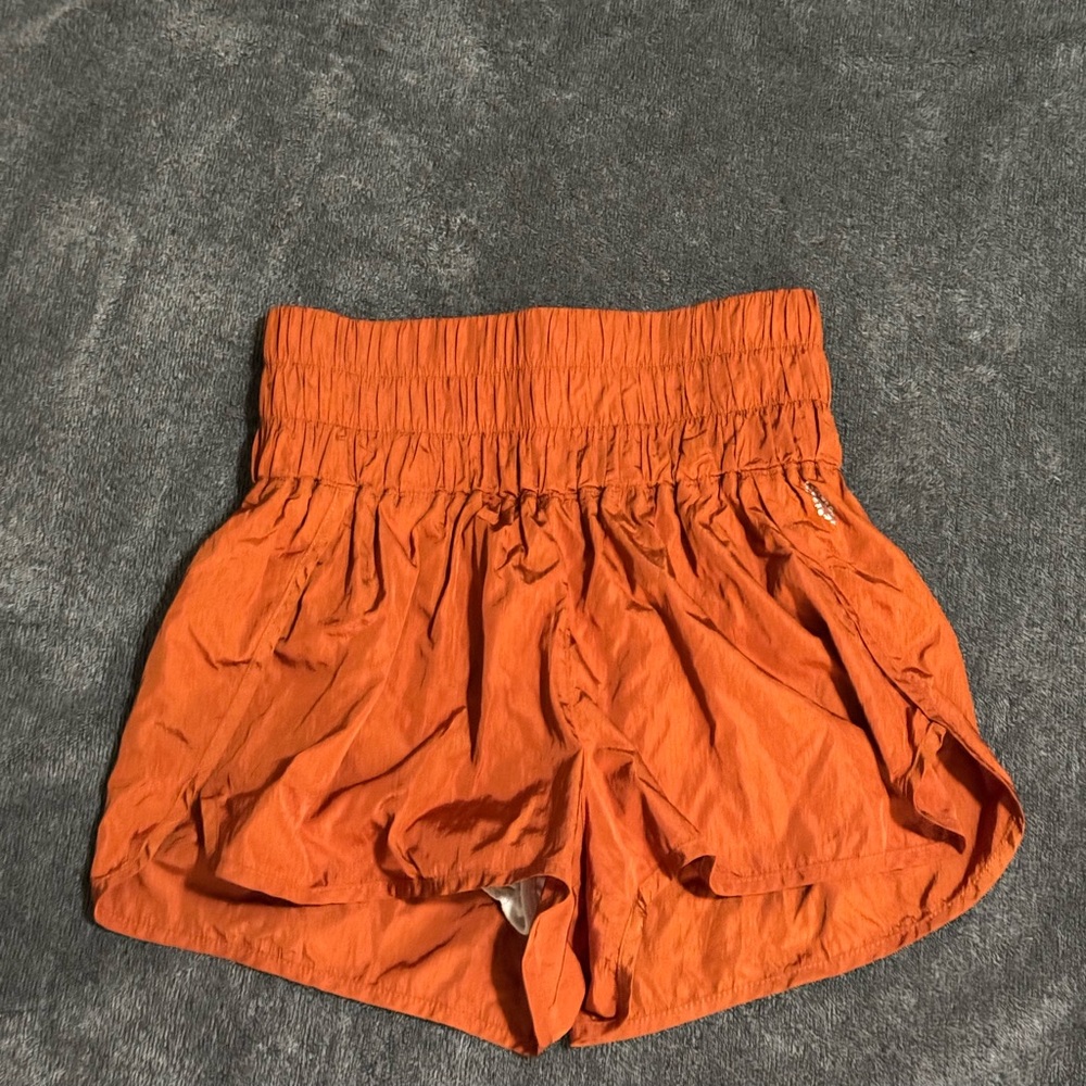 Orange free people Women's Shorts